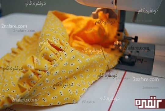دوختن لبه ی کلاه و تاج کلاه