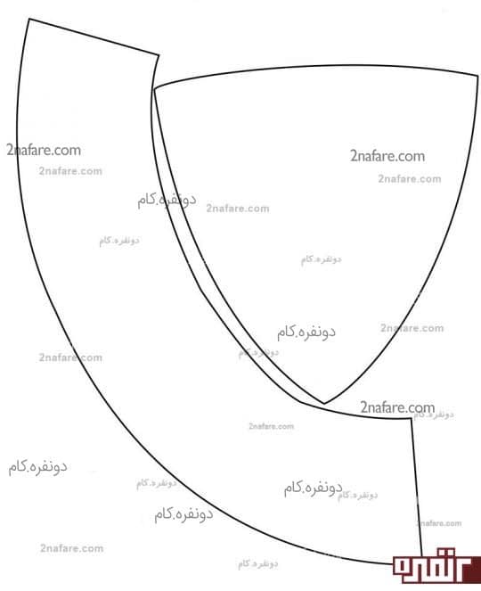 الگوی کلاه آفتابی بنددار دخترونه