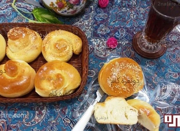طرز تهیه نان نارگیلی مرحله به مرحله نان نارگیلی