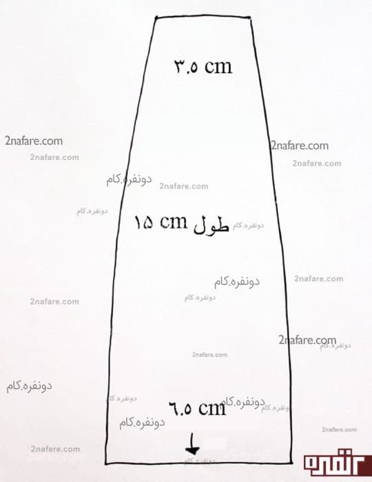 الگوی هدبندهای پارچه ای و رنگارنگ