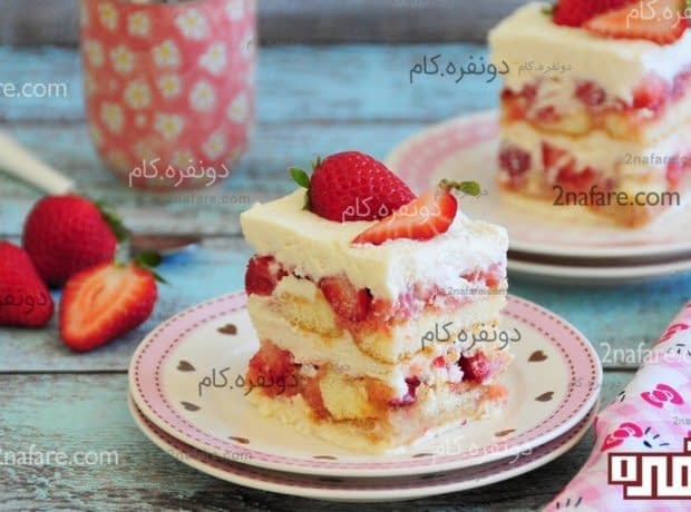 طرز تهیه تیرامیسو توت فرنگی تیرامیسو توت فرنگی