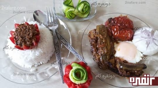 بادمجان کباب شمالی