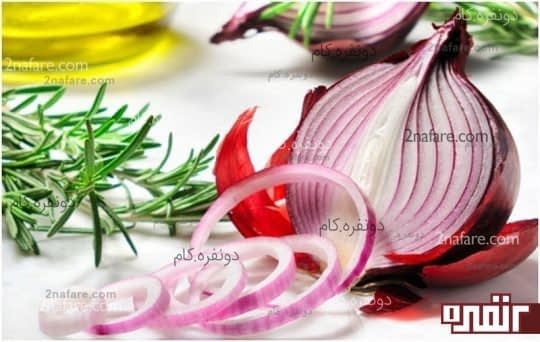 عصاره ی پیاز و درمان ریزش موی زیاد