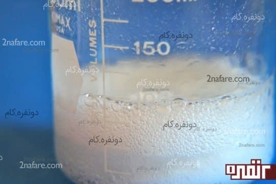 جوش شیرین و سرکه ی سفید