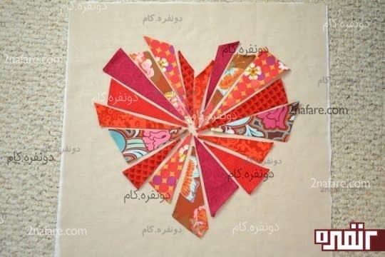 تکه ها رو روی رو کوسنی اصلیتون برگردونید.