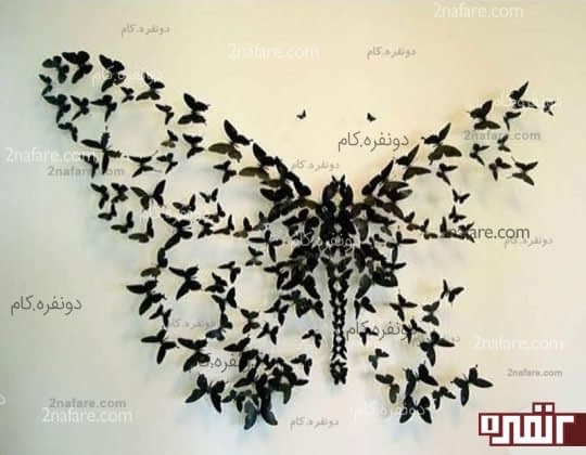 آموزش ساخت پروانه ی کاغذی به روش اوریگامی