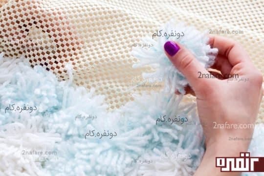 وصل کردن توپک های کاموایی روی ترمز فرش