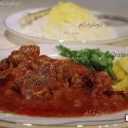 طرز تهیه خوراک گوشت مجلسی مرحله به مرحله روش تهیه خوراک گوشت