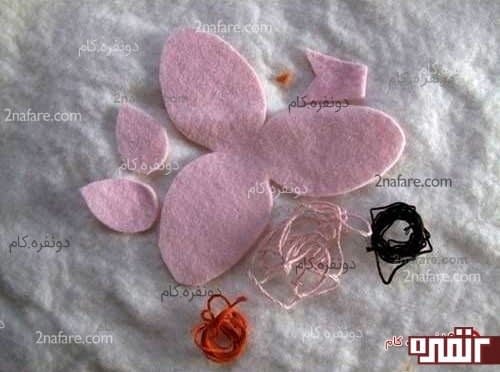 آموزش ساخت عروسک نمدی گنجشک