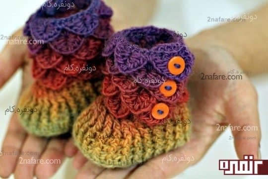 کفش بافتنی بچگانه