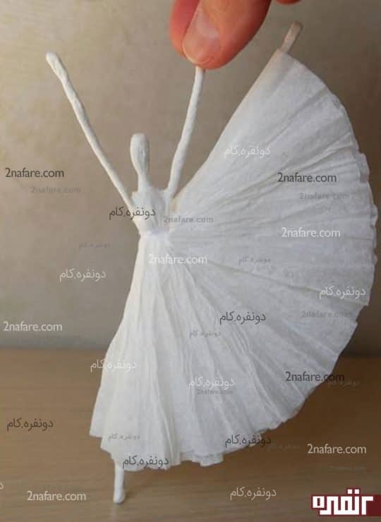 فرم دادن به اسکلت فرشته های آویز