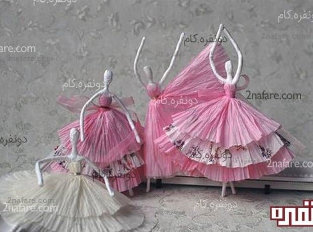 آموزش ساخت فرشته های آویز با دستمال کاغذی آموزش ساخت فرشته های آویز با دستمال کاغذی