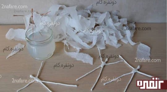 درست کردن فرشته های آویز