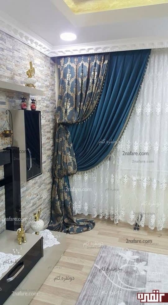 مدل پرده های مختلف برای پذیرایی