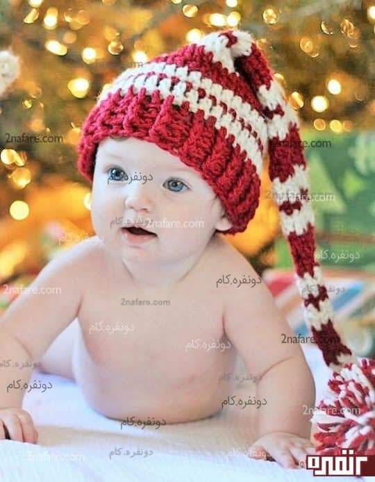 مدل کلاه بافت بچگانه