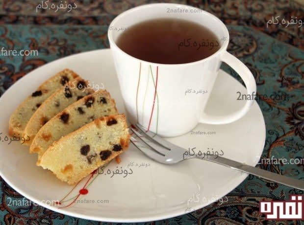 طرز تهیه کیک کشمشی و گردو کیک کشمشی