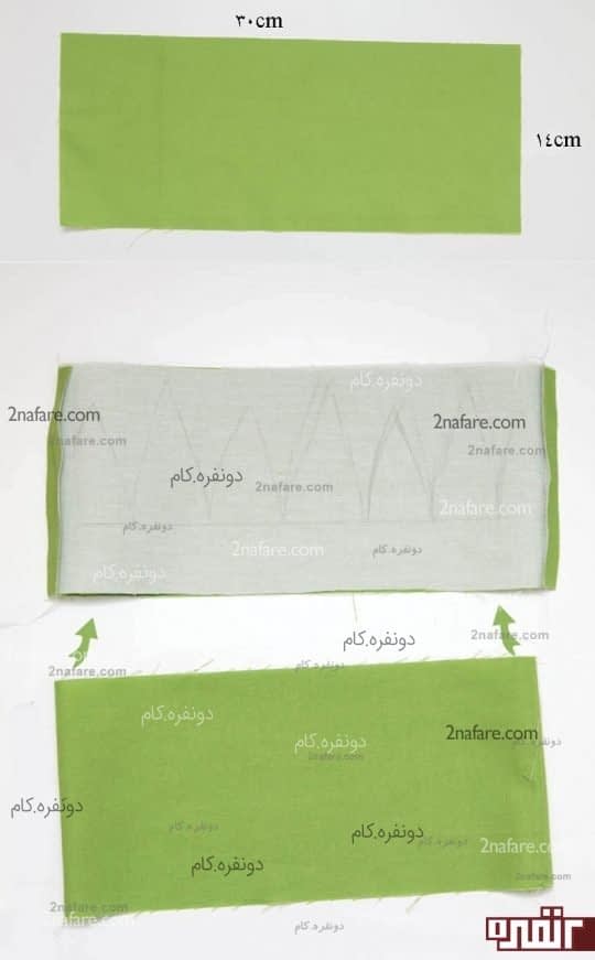 دوختن برگ آناناس