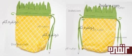در جهت حرکت فلش ها بندها رو وصل کنید