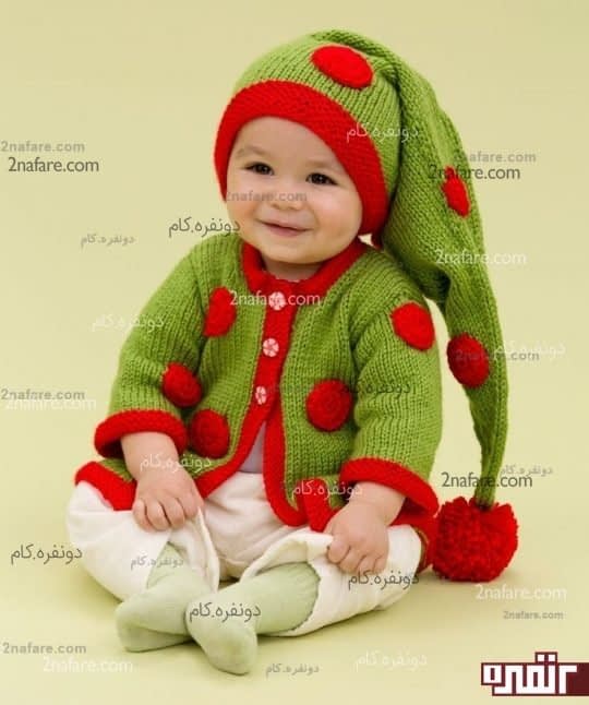 مدل کلاه و ژاکت بچگانه