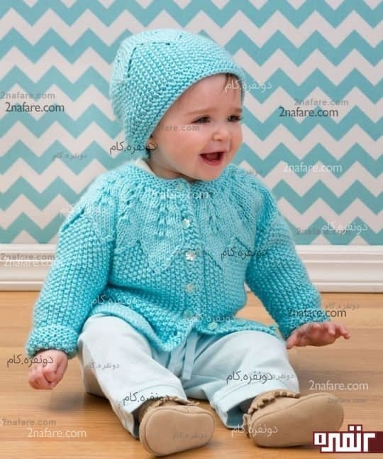 ژاکت و کلاه بچگانه
