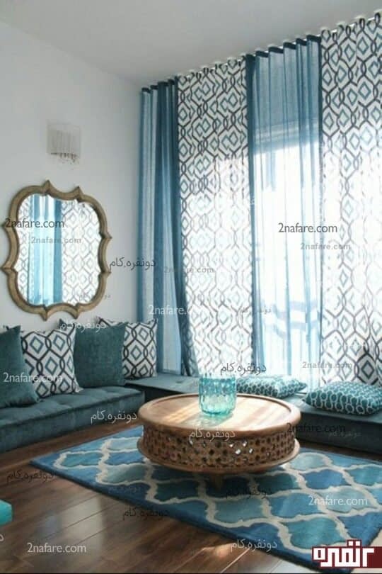 مدل پرده های زیبا برای پذیرایی
