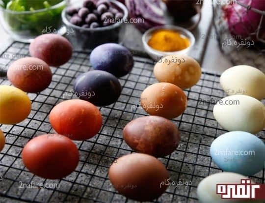 تخم مرغ رنگی برای هفت سین