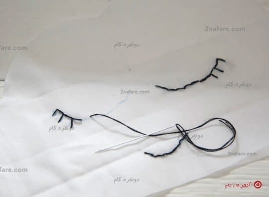 دوختن چشم و دهان