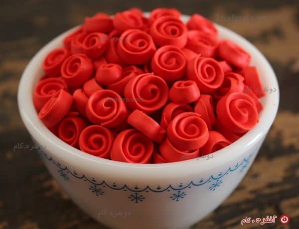 مرنگ های به شکل گل