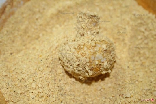 قارچ در آرد سوخاری