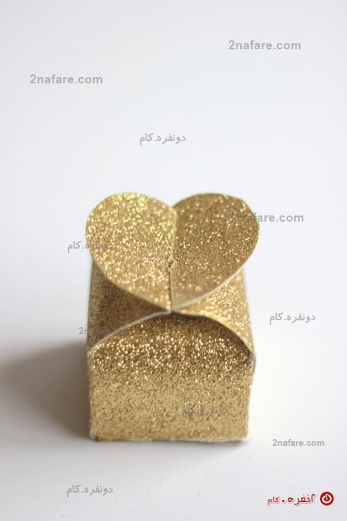 جعبه کادو قلبی