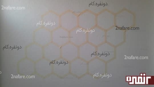 چسب زدن دیوار