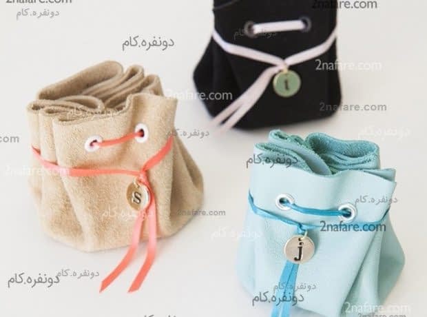 آموزش ساخت کیسه جواهرات چرم کیسه جواهرات چرم