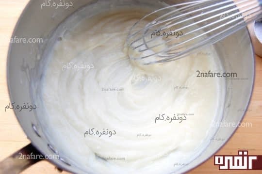 مراحل تهیه سس بشامل