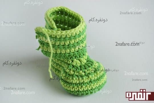 ادامه میدیم تا به قد ساق دلخواه برسیم.