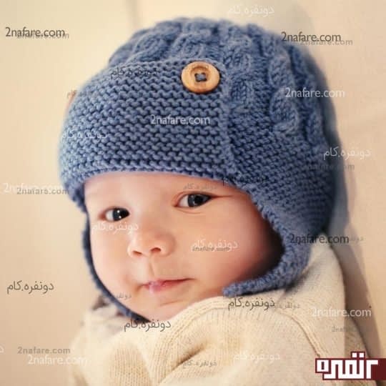 کلاه زیبای پسرانه بافت