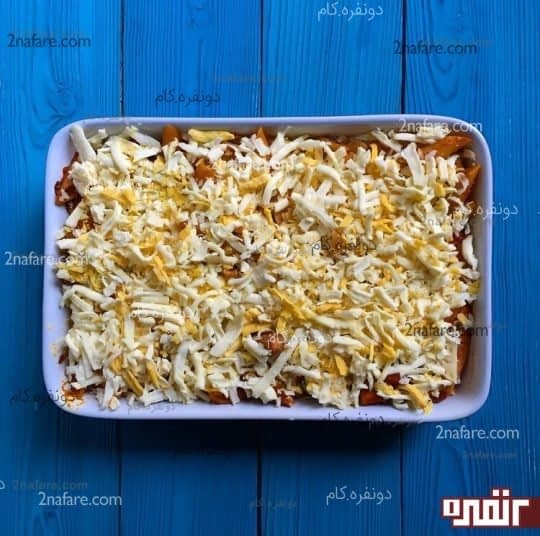 طرز تهیه پنه ی مرغ و پنیر