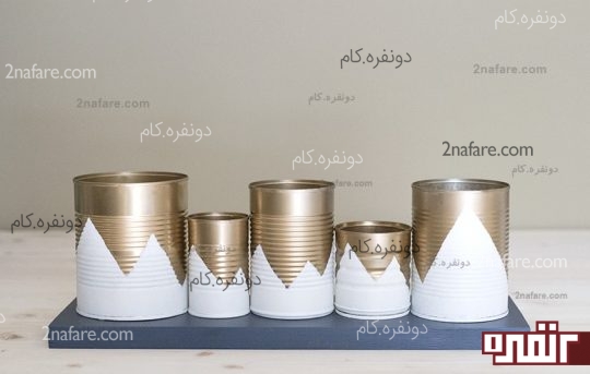 استفاده از قوطی کنسرو