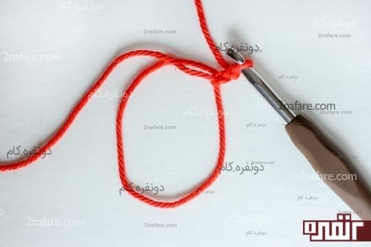 حلقه جادویی و بافت یک پایه بلند