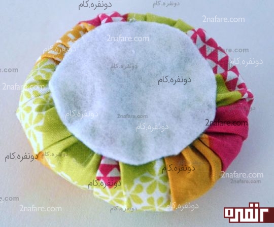 لایی رو زیر کار بچسبونید