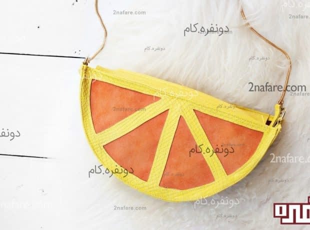 آموزش ساخت کیف چرم پرتقالی برای فصل پرتقالی