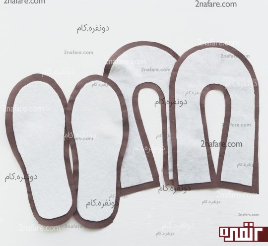 وصل کردن لایه ها روی پارچه