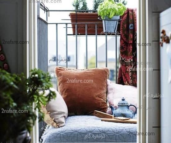 ایده های ساده برای طراحی و تزیین بالکن کوچک طراحی بالکن کوچک
