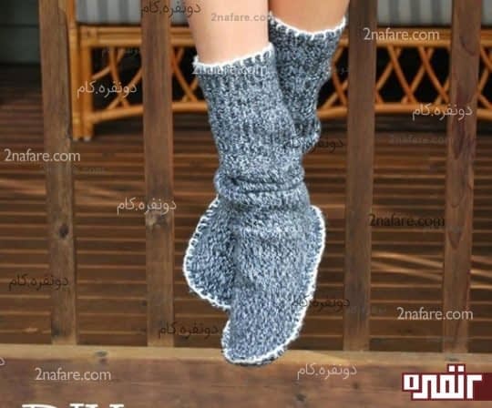 آموزش دوخت جوراب با لباس های بافتنی 10 دوختن جوراب از لباس های بافتنی