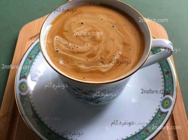 طرز تهیه قهوه فوری غلیظ و خامه ای مرحله به مرحله
