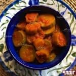 خورشت کدو و بادمجان سبک و رژیمی