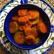 خورشت کدو و بادمجون سبک و رژیمی