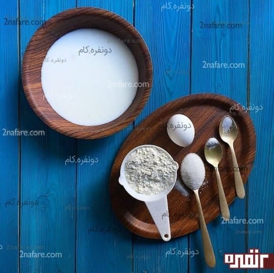 مواد لازم برای تهیه کرپ صبحانه