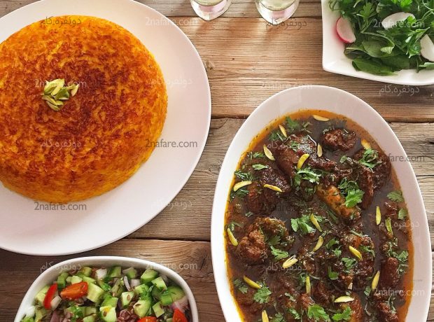 طرز تهیه خورشت گوشت و پسته هندی