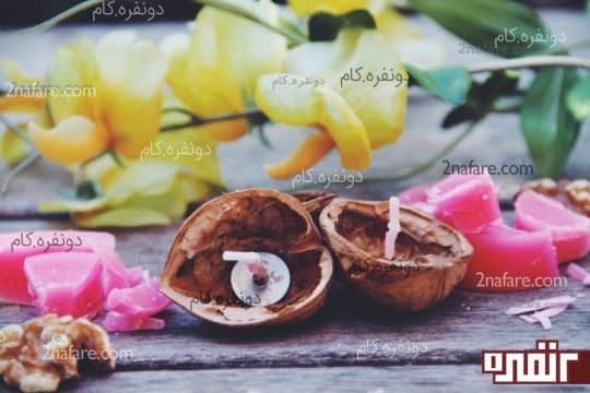 شمع گردویی