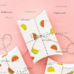 دو ایده کاغذ کادو با طرح هندوانه برای شب یلدا